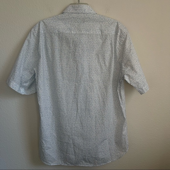 Peter Millar Collection Bird Pattern Short Sleeve Button Down Shirt - Picture 4 of 5